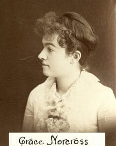 Profile portrait of Grace Norcross Allen